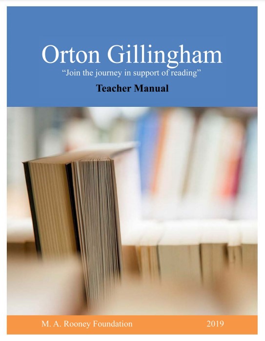 ORTON GILLINGHAM MANUAL
