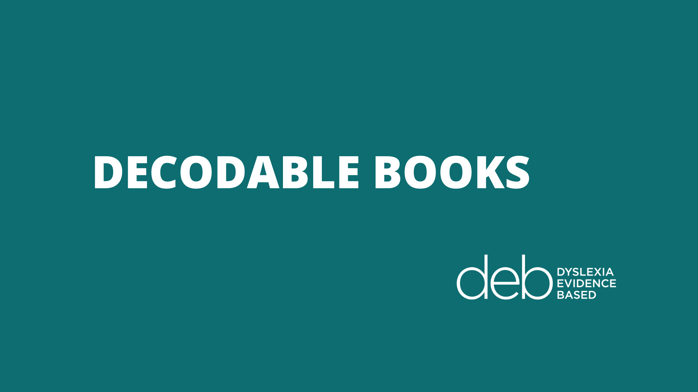 what-are-decodable-books